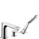Hansgrohe-HG-3-Loch-Wannenarmatur-Metris-F-Set-chrom-Wannenrandmontage-31190000 gallery number 1